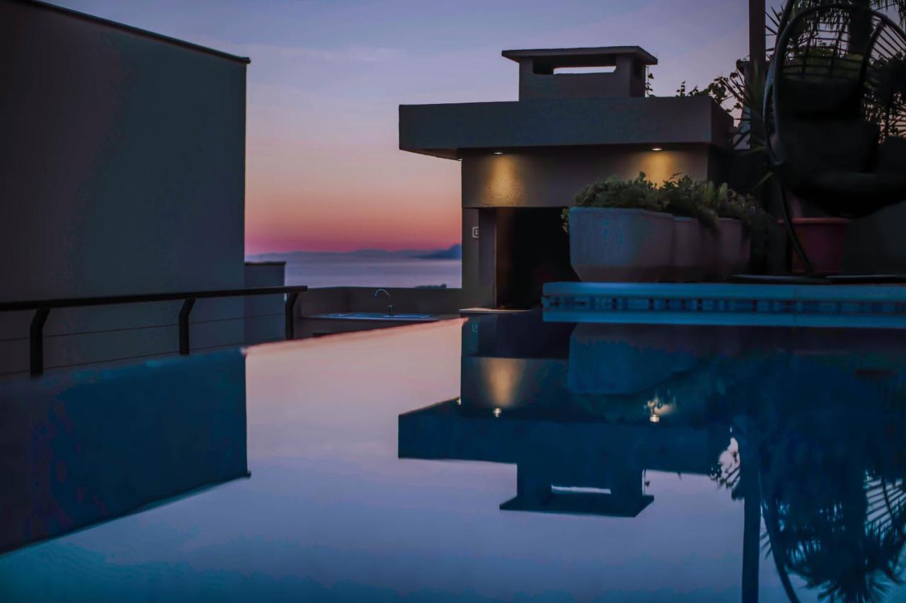 Apartment With Private Pool "Patricia" 马卡尔斯卡 外观 照片