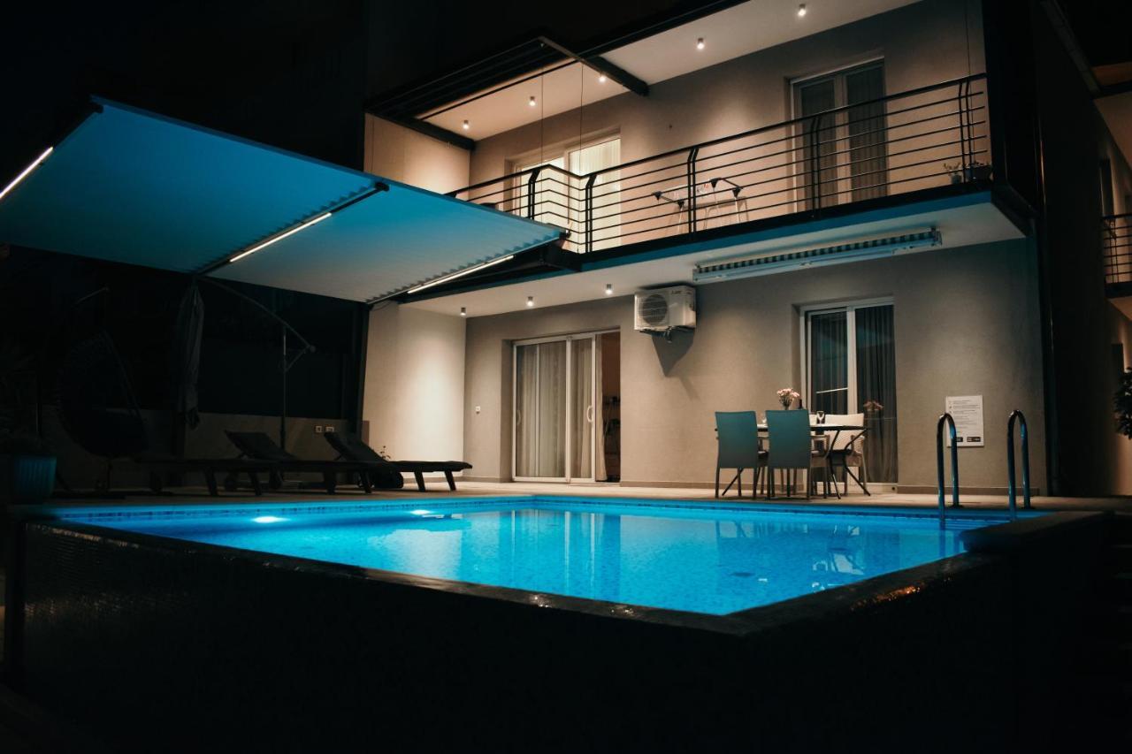 Apartment With Private Pool "Patricia" 马卡尔斯卡 外观 照片